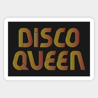 Disco Queen 1970s Vintage Dance Music Magnet